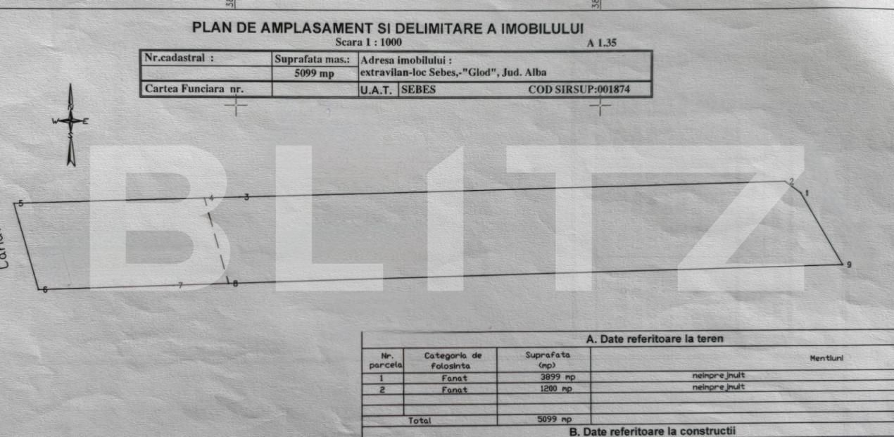 Teren de vânzare Sebeș - 149366TV | BLITZ Alba Iulia | Poza2