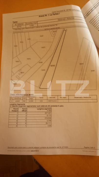 Teren de vânzare Aiud - 152076TV | BLITZ Alba Iulia | Poza2