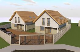 Casa individuala la rosu, 4 camere, 123 mp utili,345 mp teren, Arex