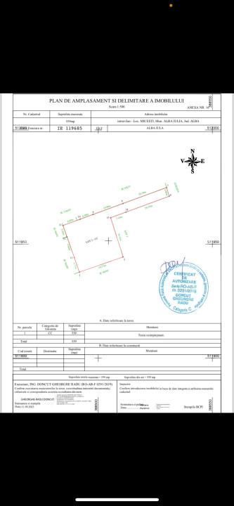 Teren de vânzare Micești - 159392TV | BLITZ Alba Iulia | Poza7