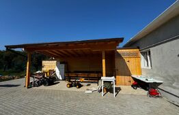 Casă cu 5 camere și spațiu comercial, teren 4079mp, zona Stremț - Teius