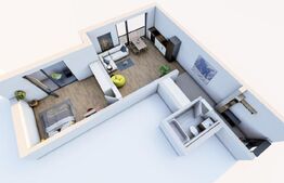 Apartament cu 2 camere  zona-Cetate