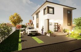 Casă individuală, modernă, 110 mp,  în Micești