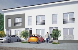 Casă înșiruită cu 3 camere, 110 mp utili, zona Ampoi 3