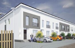 Patru case înșiruite cu 3 camere, 110 mp utili, zona Ampoi 3