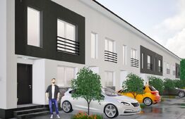Casă înșiruită cu 3 camere, 110 mp utili, zona Ampoi 3
