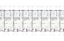 Casă înșiruită cu 3 camere, 110 mp utili, zona Ampoi 3