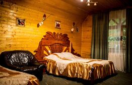 Complex turistic cu 8 cabane,25 de camere,sauna,jacuzzi,ciubar,Sugag