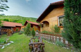 Complex turistic cu 8 cabane,25 de camere,sauna,jacuzzi,ciubar,Sugag