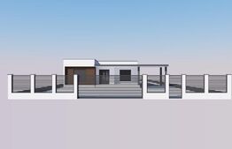 Casa la rosu cu 3 dormitoare,2 bai,141mp