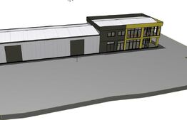 Cladire de birouri + 3 Hale, teren 4300 mp, Sebes