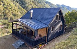 Casa de vacanta cu 4 camere,90 mp utili,800 mp teren,Transalpina