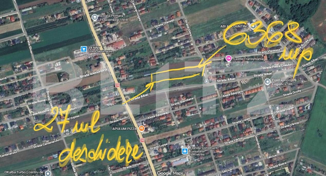 Teren de vânzare Cetate - 186992TV | BLITZ Alba Iulia | Poza2