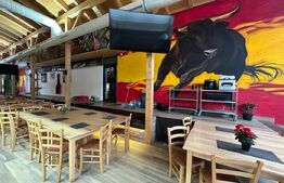 Restaurant de inchiriat 176mp utili, 230mp terasa si 8000mp teren langa Sebes