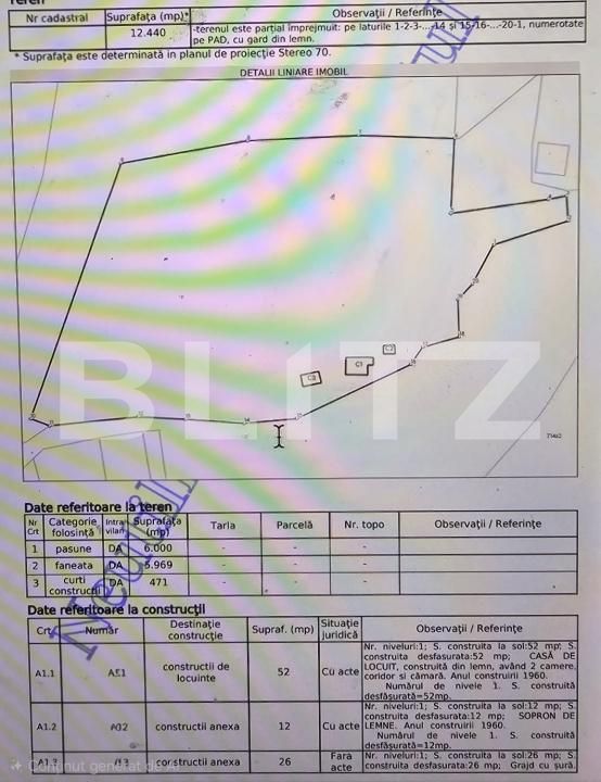 Teren de vânzare Galbena - 189859TV | BLITZ Alba Iulia | Poza12