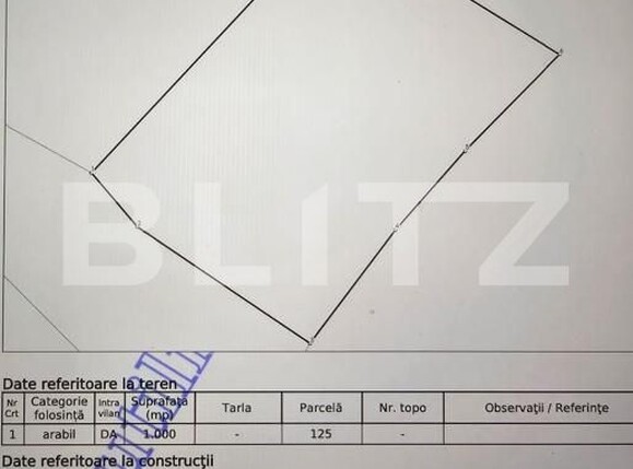 Teren de vânzare Ocnisoara - 191241TV | BLITZ Alba Iulia | Poza3