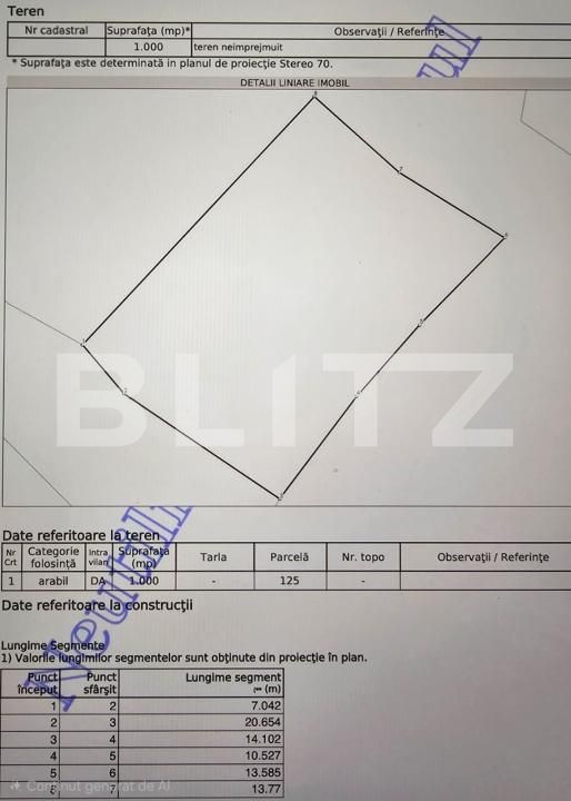 Teren de vânzare Ocnisoara - 191241TV | BLITZ Alba Iulia | Poza3