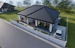 Casă modernă 4 camere, 112 mp utili, teren 374 mp, Micești