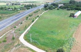 Teren cu vizibilitate din autostradă și utilități, 17.472 mp, zona Oarda