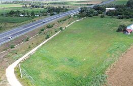 Teren cu vizibilitate din autostradă și utilități, 17.472 mp, zona Oarda