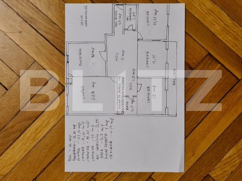 Apartament de vânzare 4 camere Cetate - 96160AV | BLITZ Alba Iulia | Poza1