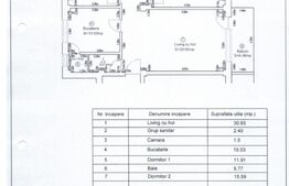 Apartament 3 camere,etaj2, decomandat, modern