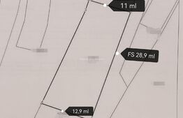 Teren intravilan 335 mp, front stradal 29 ml, Aradul Nou