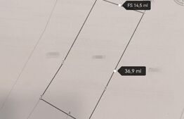 Teren intravilan 511 mp, front stradal 14,5 ml, Aradul Nou