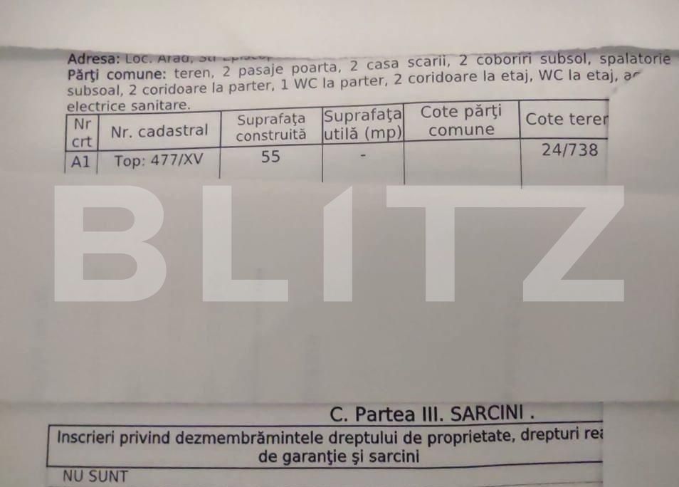 Garsonieră de vânzare Central - 106297AV | BLITZ Arad | Poza8