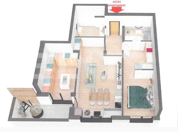 Apartament de vânzare 3 camere P-ta Garii - 108428AV | BLITZ Arad | Poza1