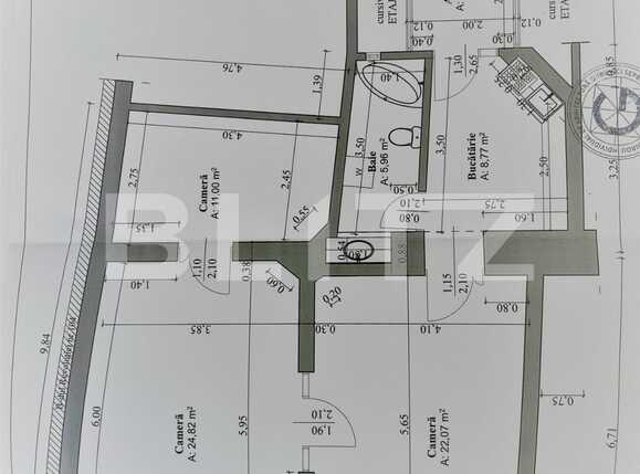 Apartament de vânzare 3 camere Central - 66855AV | BLITZ Arad | Poza2