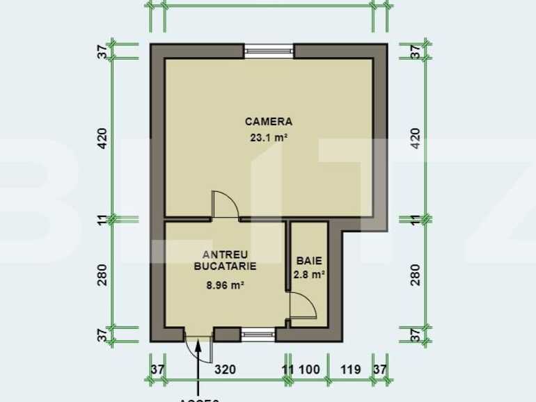 Garsonieră de vânzare Central - 67835AV | BLITZ Arad | Poza1