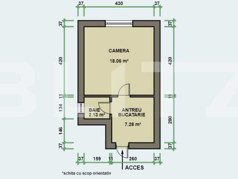 Garsonieră de vânzare Central - 67845AV | BLITZ Arad | Poza1