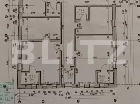 Spațiu comercial de închiriat Boul Rosu - 69966SIC | BLITZ Arad | Poza1