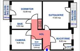 Locatia face diferenta! Apartament 3 camere, 70 mp, zona Piata Mica!