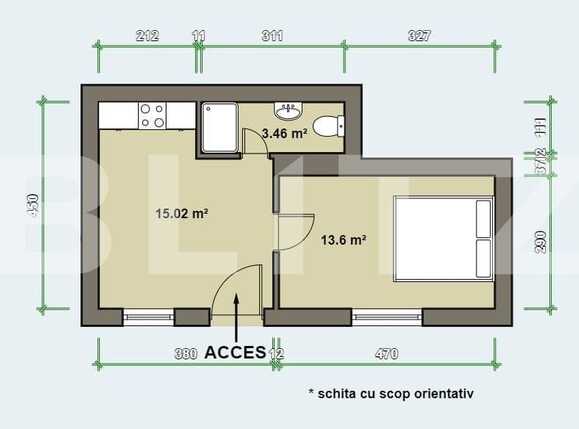 Garsonieră de vânzare Ultracentral - 73009AV | BLITZ Arad | Poza7