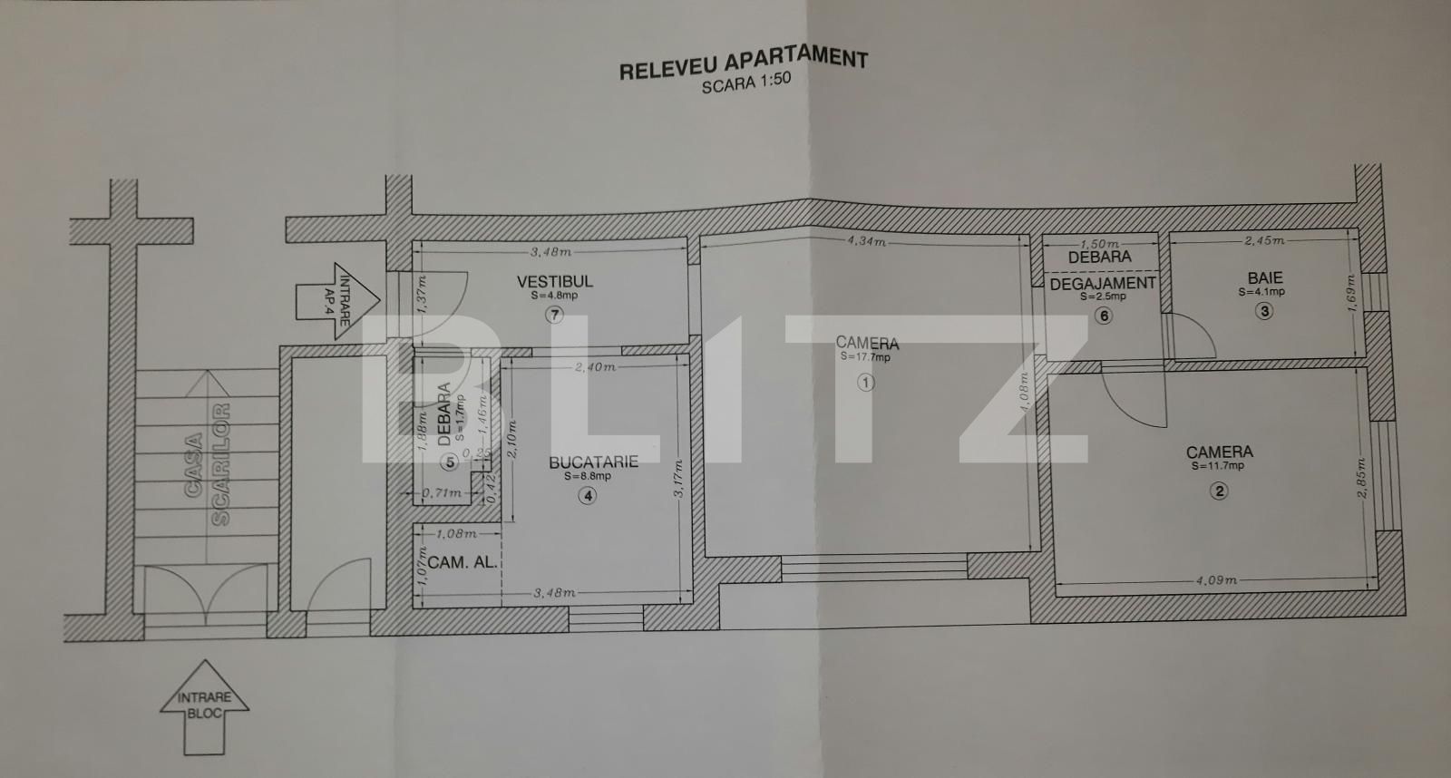 Apartament de vânzare 2 camere Confectii - 74205AV | BLITZ Arad | Poza1