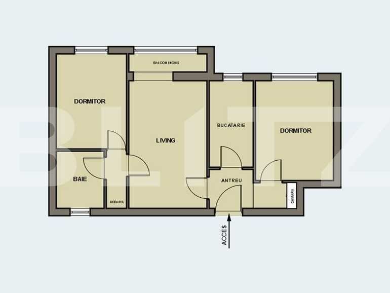 Apartament de vânzare 3 camere Aurel Vlaicu - 74419AV | BLITZ Arad | Poza1