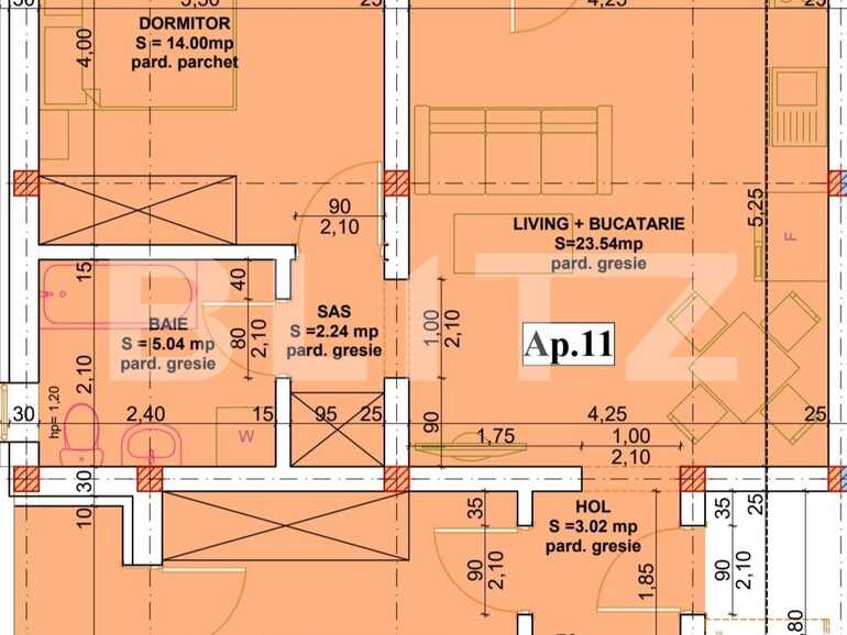 Apartament de vânzare 3 camere Aurel Vlaicu - 75040AV | BLITZ Arad | Poza1