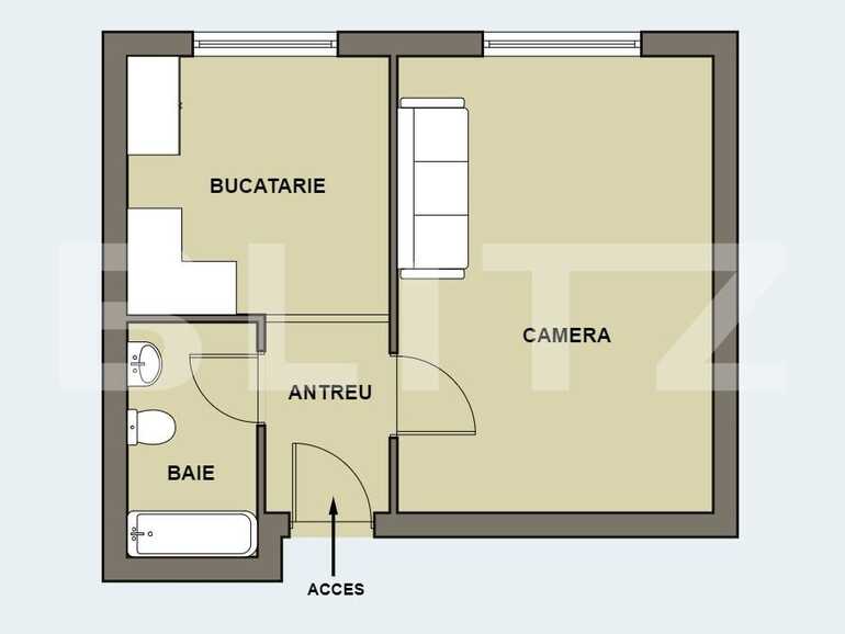 Garsonieră de vânzare Confectii - 75375AV | BLITZ Arad | Poza1