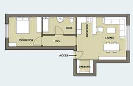 Apartament modern, 2 camere, 61 mp utili, zona Alfa