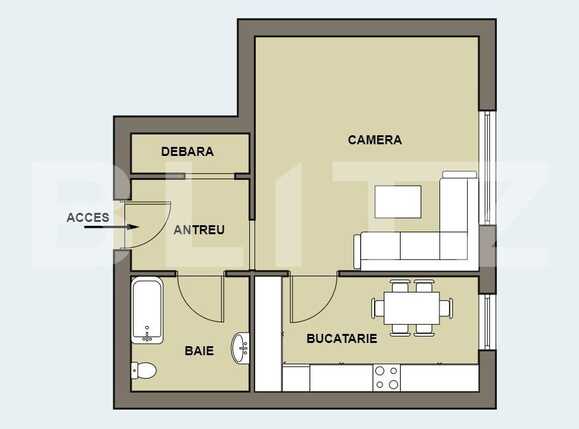 Garsonieră de vânzare Alfa - 76849AV | BLITZ Arad | Poza8