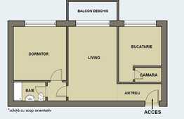 Apartament renovat, 2 camere, 57 mp utili, zona Bancilor, Podgoria