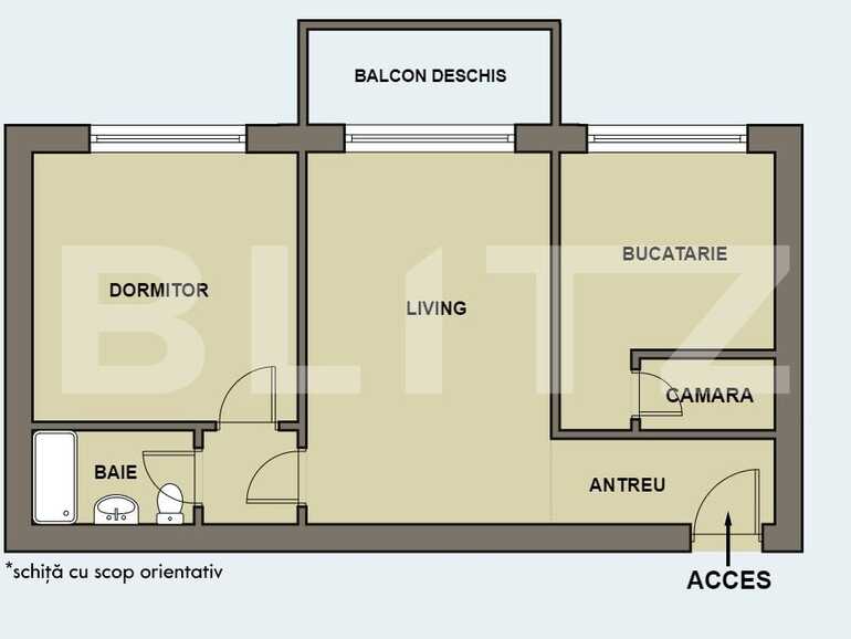 Apartament de vânzare 2 camere Bancilor - 77524AV | BLITZ Arad | Poza1
