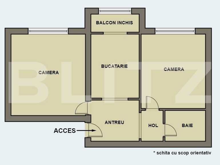 Apartament de vânzare 2 camere Alfa - 78754AV | BLITZ Arad | Poza1