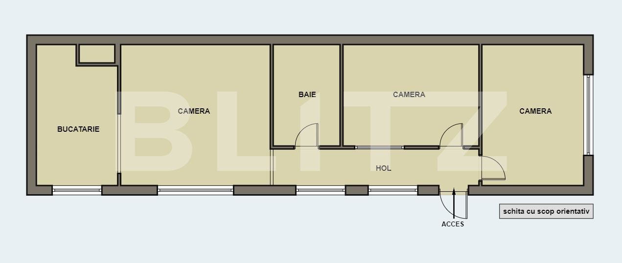 Apartament de vânzare 3 camere Central - 78913AV | BLITZ Arad | Poza1