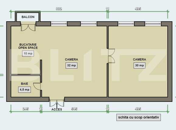 Apartament de vânzare 2 camere Ultracentral - 79804AV | BLITZ Arad | Poza6