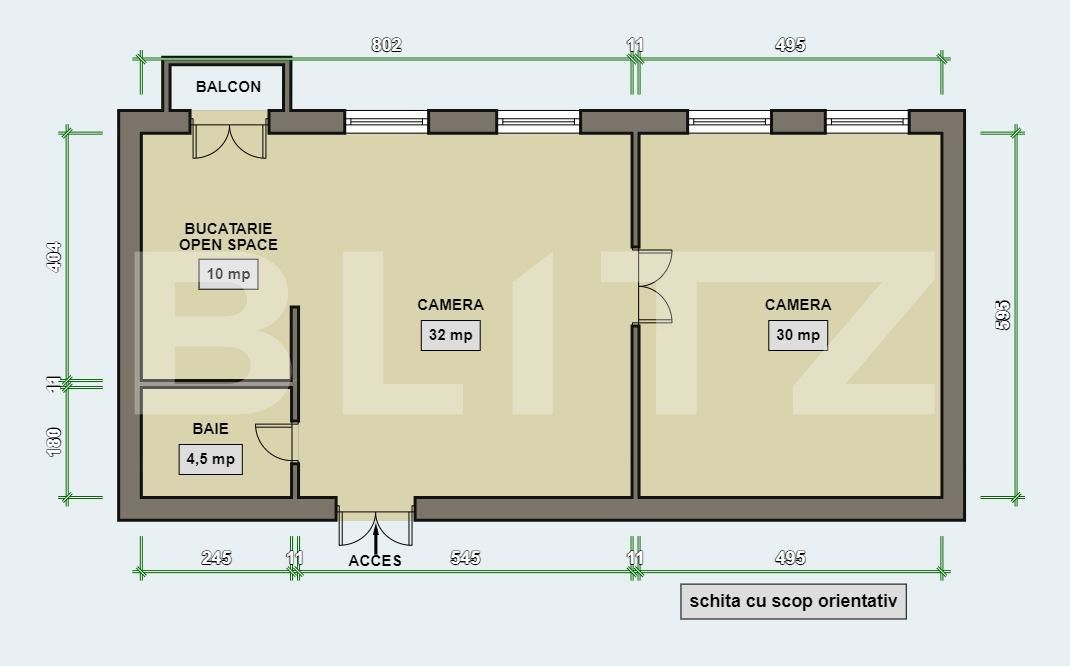 Apartament de vânzare 2 camere Ultracentral - 79804AV | BLITZ Arad | Poza6