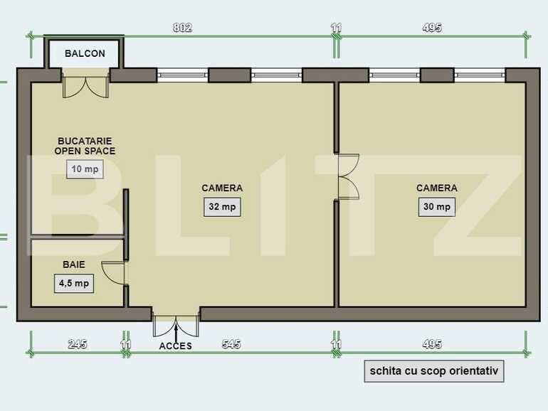 Apartament de vânzare 2 camere Ultracentral - 79804AV | BLITZ Arad | Poza1