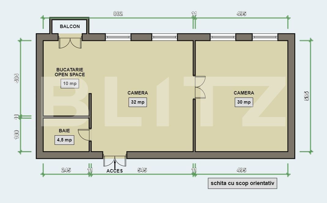 Apartament de vânzare 2 camere Ultracentral - 79804AV | BLITZ Arad | Poza1